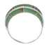Sterling Silver Turquoise Inlay Ring Size 5-1/4 EX41898
